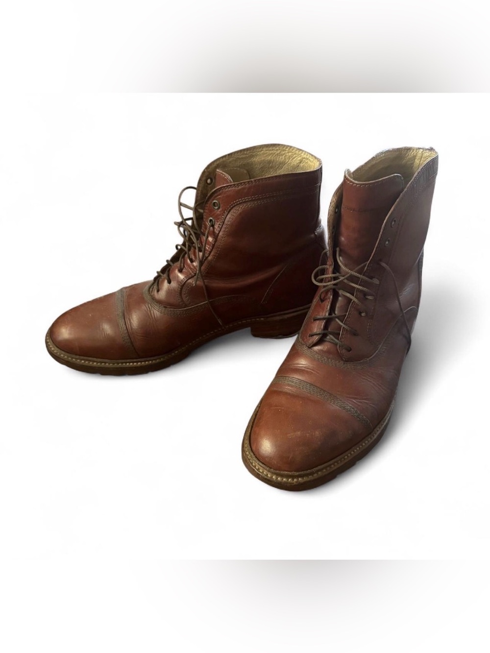 Frye Men's Phillip Cap Toe Lace Up Boots